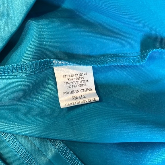 NWF Blaque Label Aqua Blue Midi Dress Size S - Picture 7 of 8